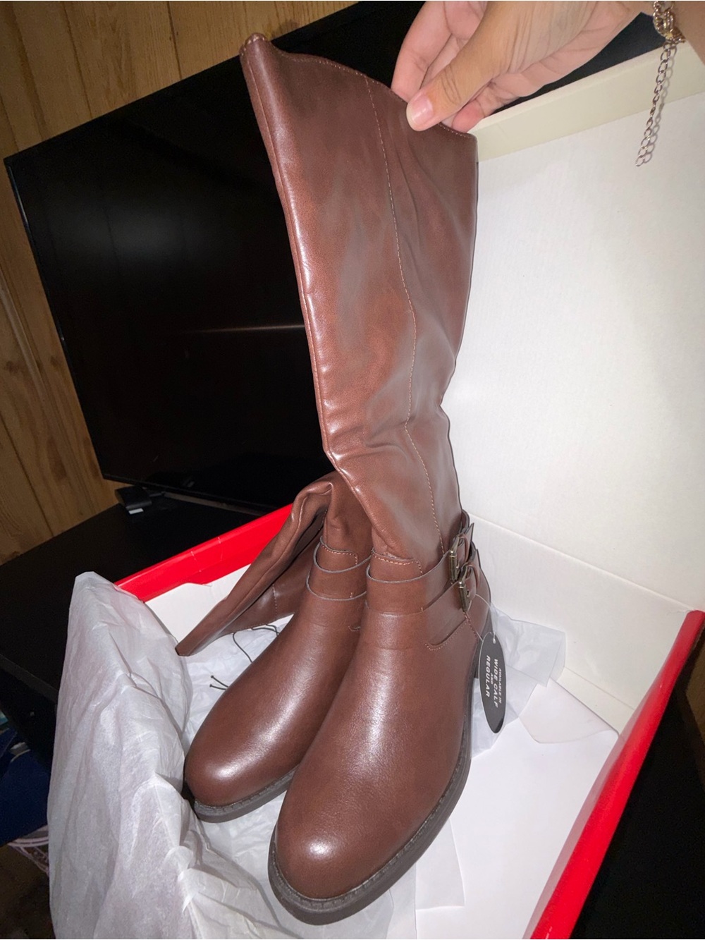 Style & Co. Brown Mid-Calf Boots